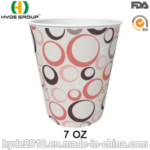 7oz reciclable PE recubiertos de papel taza para beber caliente (7oz-13)